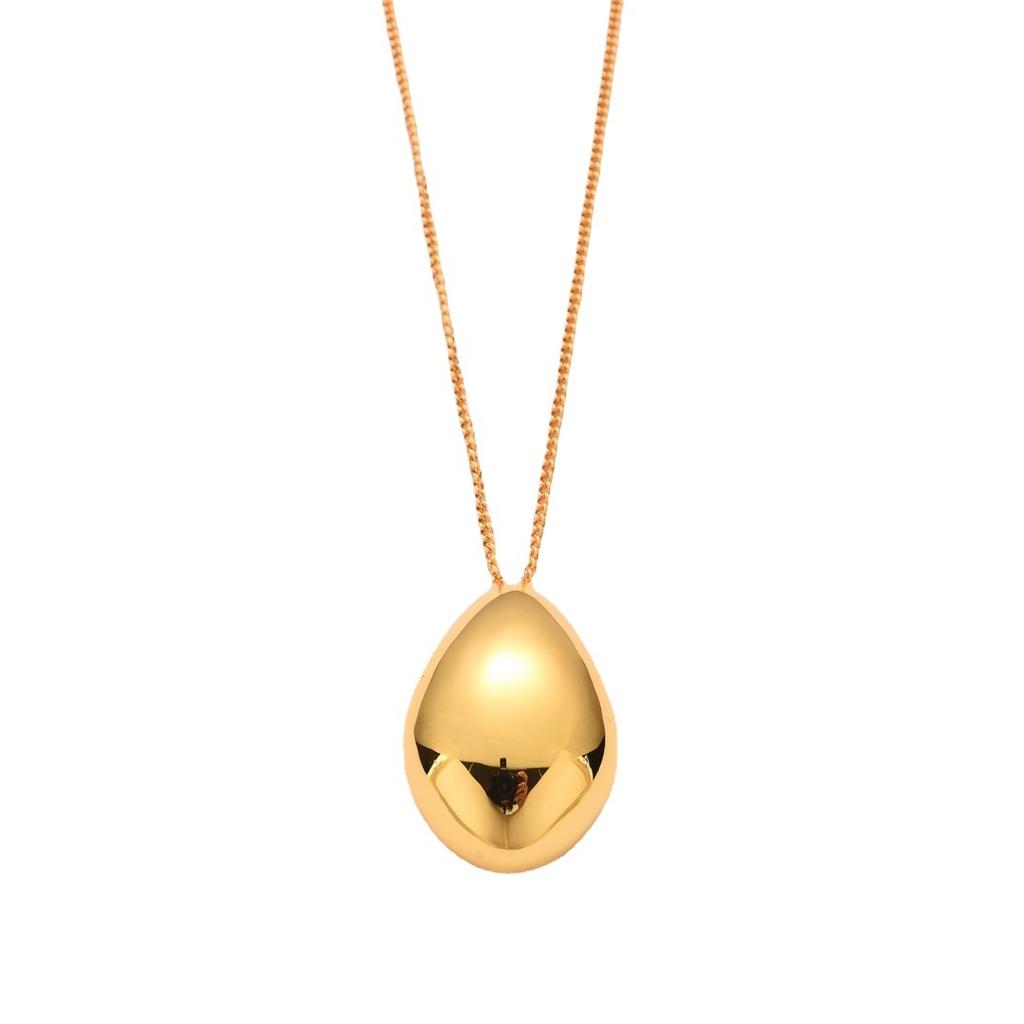 Niche Design Feng Shui Drop-Shaped Pendant Necklace High-End Sense Simple Temperament Necklace Women