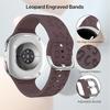 Band for Samsung Galaxy watch 8/8 classic 46mm 44mm 40mm Engraved Leopard Wrist Bracelets Correa pulseras Galaxy watch 8 Strap