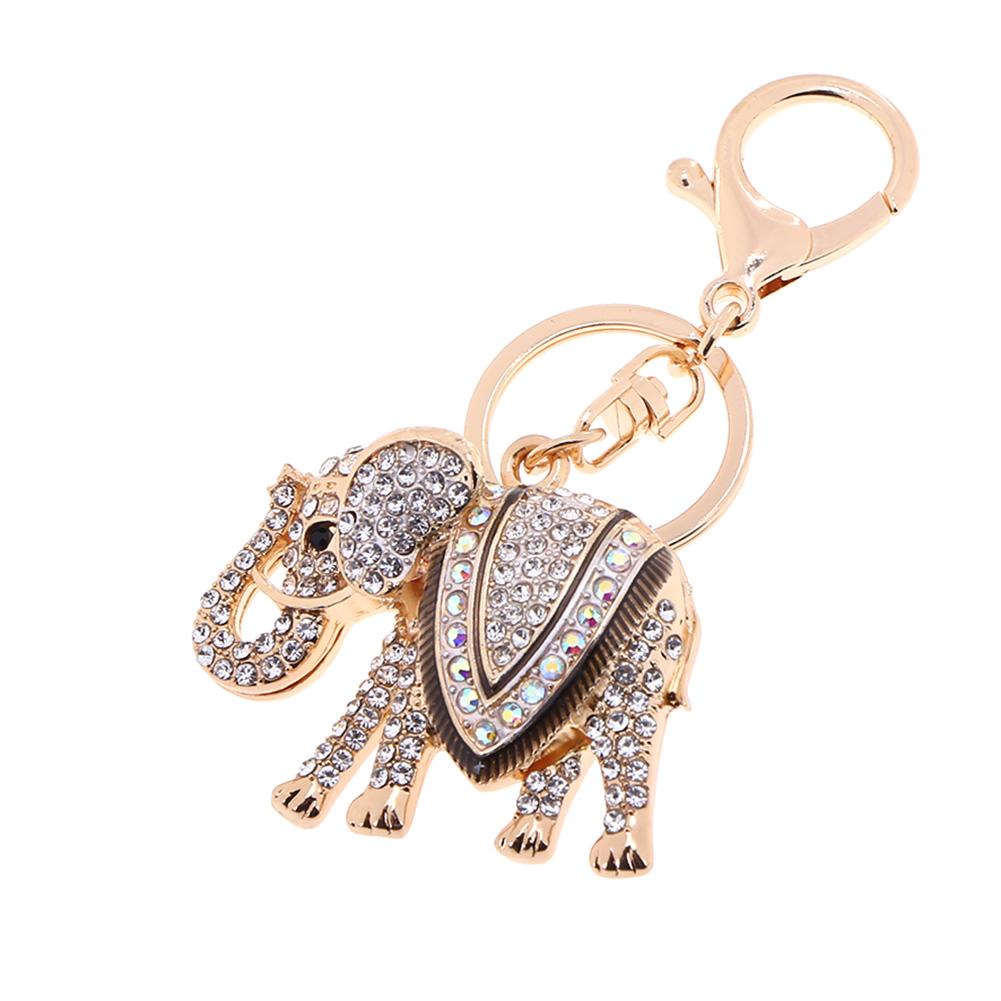 Shiny Elephant Rhinestone Keychain Crystal Purse Hanbag Key chain Gift Shiny Elephant Rhinestone Keychain Crystal Purse Hanbag Key chain Gift