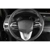 For Cadillac XT4 2019-22 Matte Silver Car Steering Wheel U Type Cover Trim 2PCS
