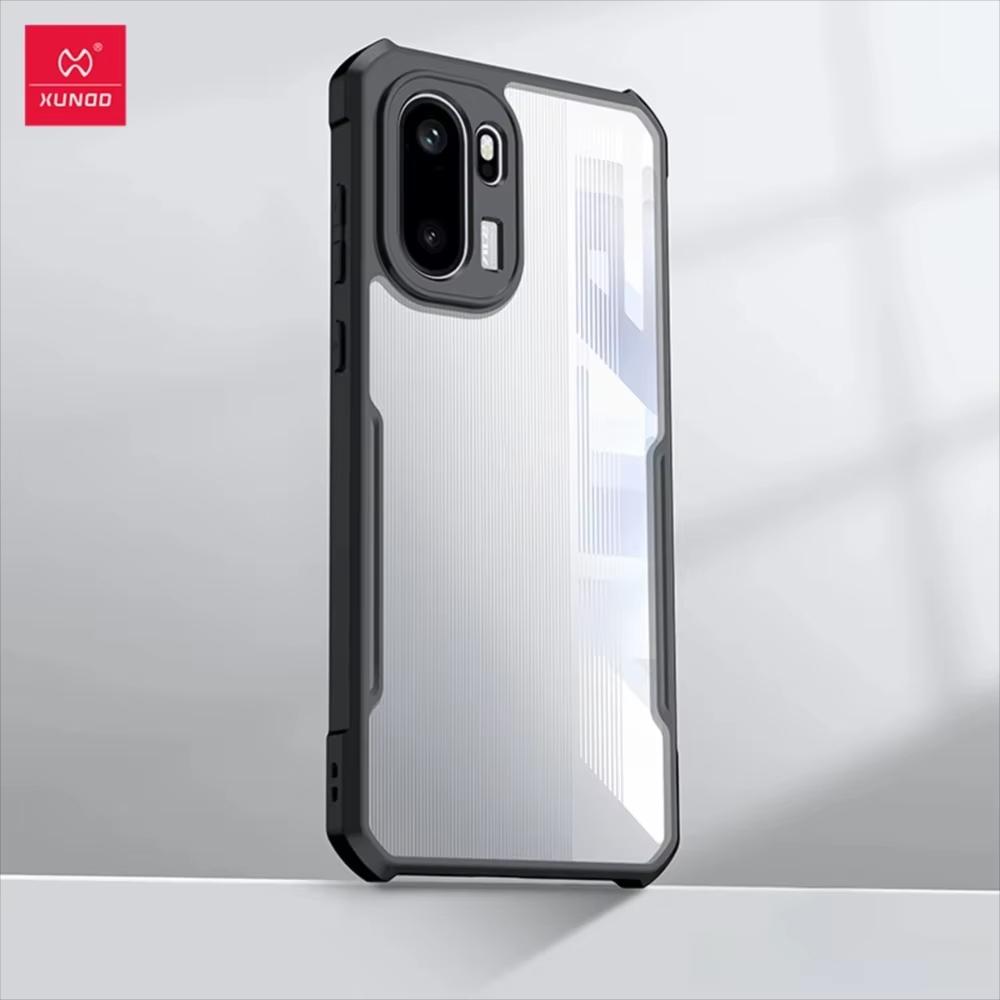 

Для чохла OnePlus Ace 6 XUNDD Чохол Подушка безпеки Протиударний Бампер Захисні Чохли Прозора Задня Кришка Для One Plus Ace 6 For OnePlus Ace 6 чорний