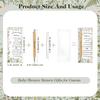 Zhanmai 50 Sets Baby Shower Pens Gifts Bulk Baby Shower Favors for Guests Sage Greener Woodland Bamboo Ballpoint Pens with Cards for Gender Reveal