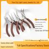 Handmade High Carbon Steel Round Nose Pliers for Jewelry Making and Wire Wrapping