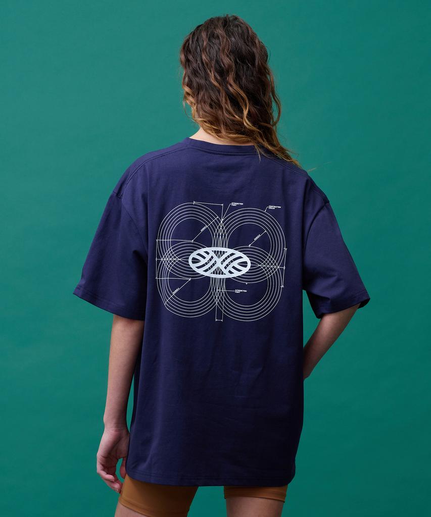 Minasu Unisex Symbol Sorona Basic T Shirt_Navy
