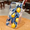 Summer Fruit Lemon Flower Pattern Phone Case For iPhone 17 Air 16 15 14 13 12 11 Pro Max 15 16 Plus 16E Transparent Cover