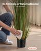 VEVOR Artificial Grass Plant, 2 Pack 1194mm Horsetail Reed Grass in Pot