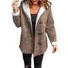 Winter Women's Mid-length Windbreaker Coat Warm Top Lamb Wool Coat