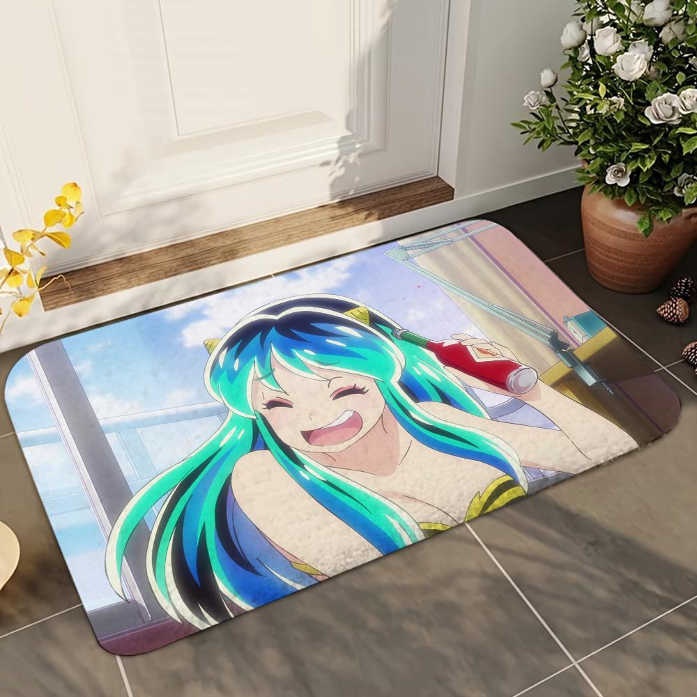 1pc U-Urusei Y-Yatsura Bathroom Absorbent Mats Anti-Slip Mats Home Decor Supplies Carpets Home Kitchen Floor Mats