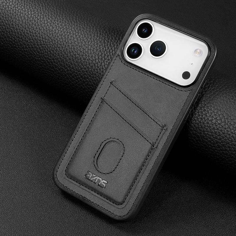 Luxury Wallet Slot Card Holder Wallet Phone Case For iPhone 17 Pro Max 16 15 14 Plus 13 12 11 Soft Silicone Shockproof Cover