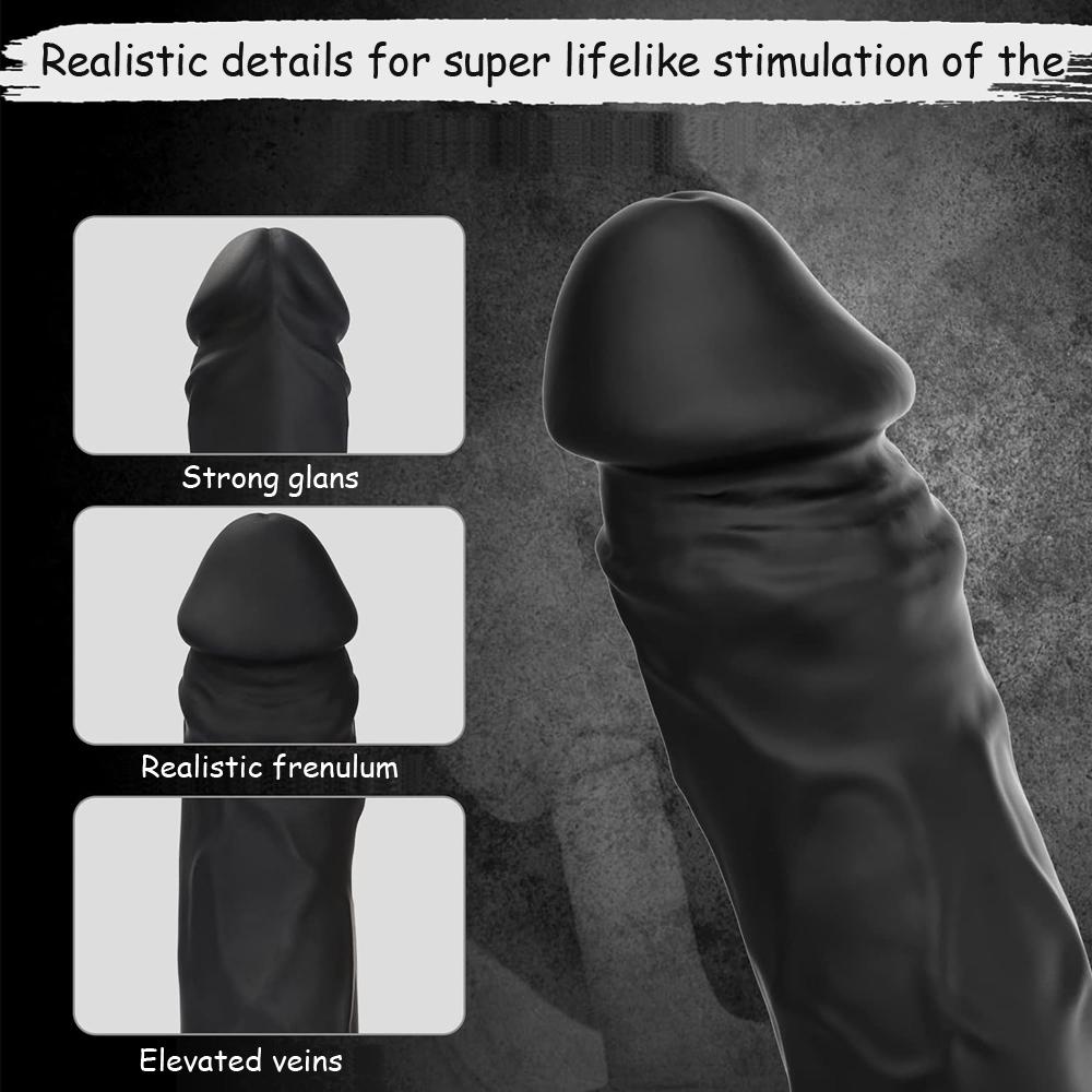 Realistic Dildo Rechargeable Clit Vibrator G-Spot Massager Sex Toys for Women Masturbator