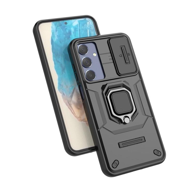 For Samsung Galaxy M35 Case Slide Camera Len Cases Samsung Galaxy M35 Cover Shockproof Armor PC TPU Cover For Samsung Galaxy M35
