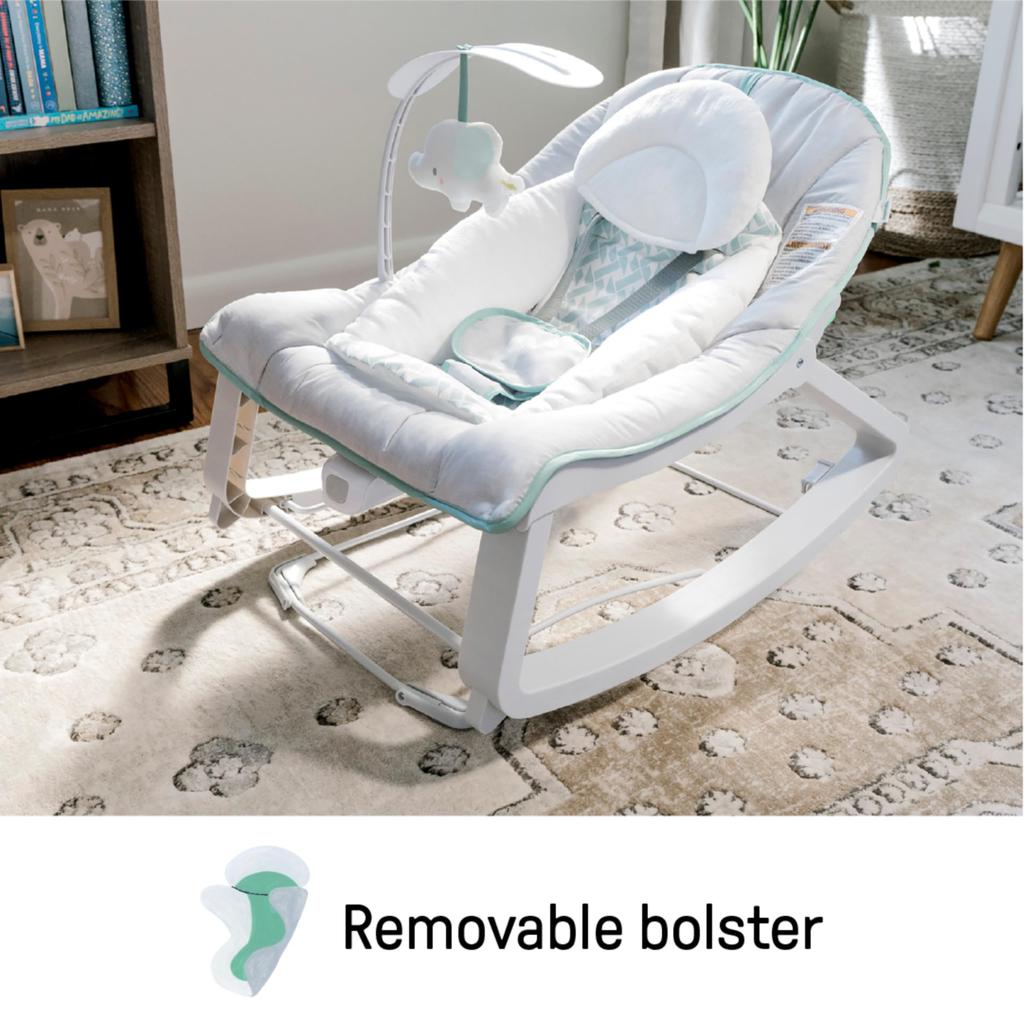 Ingenuity Keep Cozy 3 In 1 Bouncer Rocking Seat &