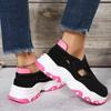 New Sports and Leisure Shoes  Spring  Single Shoes Mesh Casual Platform Running Large Size  Shoes