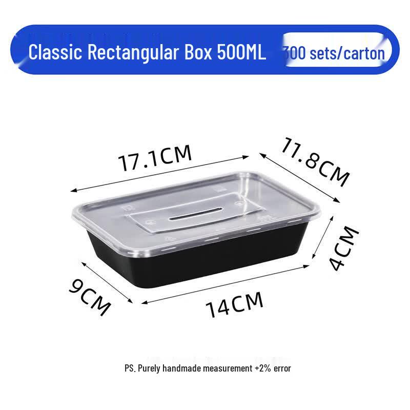 

Disposable PP Plastic Food Container with Lid
