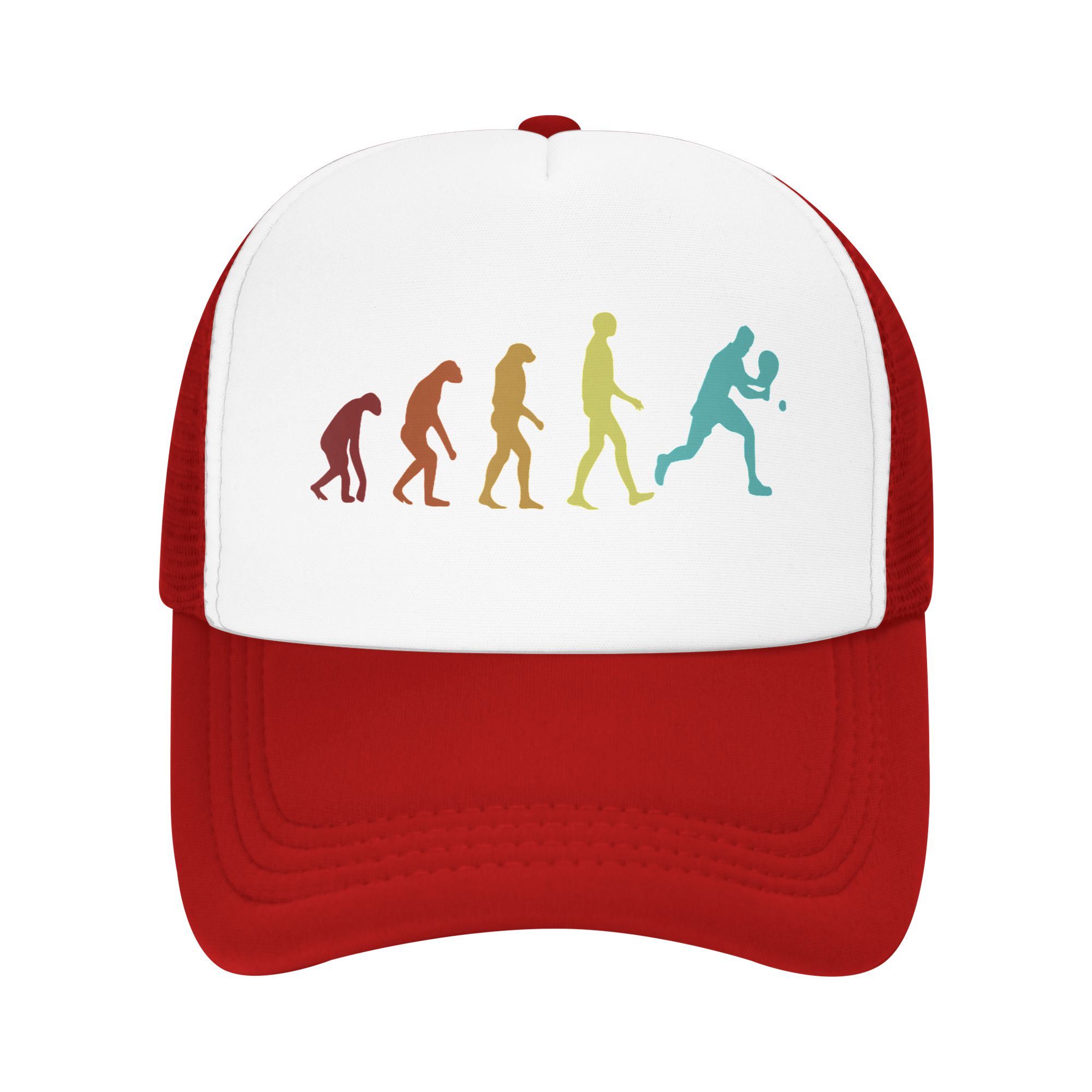 Summer Mesh Sun Hats Padel Evolution Paddleball Padel Summer Baseball Cap Trucker Hat Female Male Adjustable Baseball Caps One Size