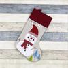 Santa Claus Large Candy Christmas Stocking Snowman Fireplace Christmas Stocking  Car