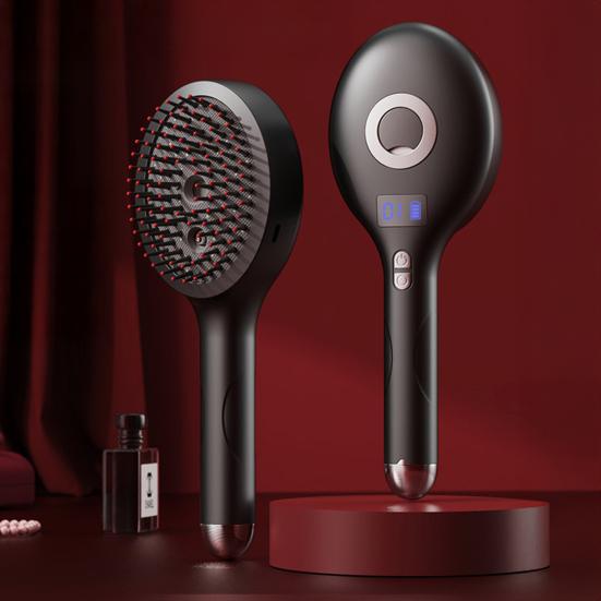 Elektrikli Sprey Saç Derisi Masaj Fırçası 2'si 1 Arada Çok Amaçlı Titreşimli Baş Masaj Aletleri USB Şarj Edilebilir Taşınabilir Kablosuz Masaj Dolaşık Açıcı Tarak