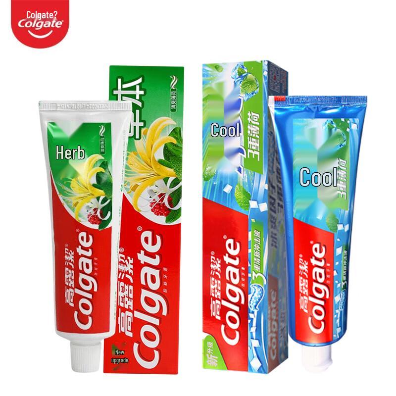 Colgate Fresh Herbal & Ice Mint Zahnpasta Duo