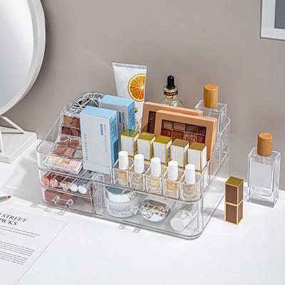 Clear Cosmetics Storage Box, Organizing Box, Desktop Lipstick, Makeup Brushes, Skin Care Products, Makeup Case, Shelf