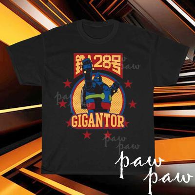 Gigantor Robot Cartoon Logo Funny Logo American T-Shirt Funny Size S To 5XL