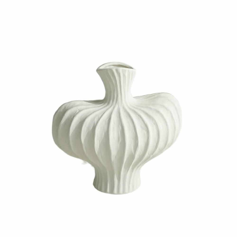 Plastic Irregular Shape Vase Imitation Ceramic Flower Arrangement Vase Water Cultivation Vase