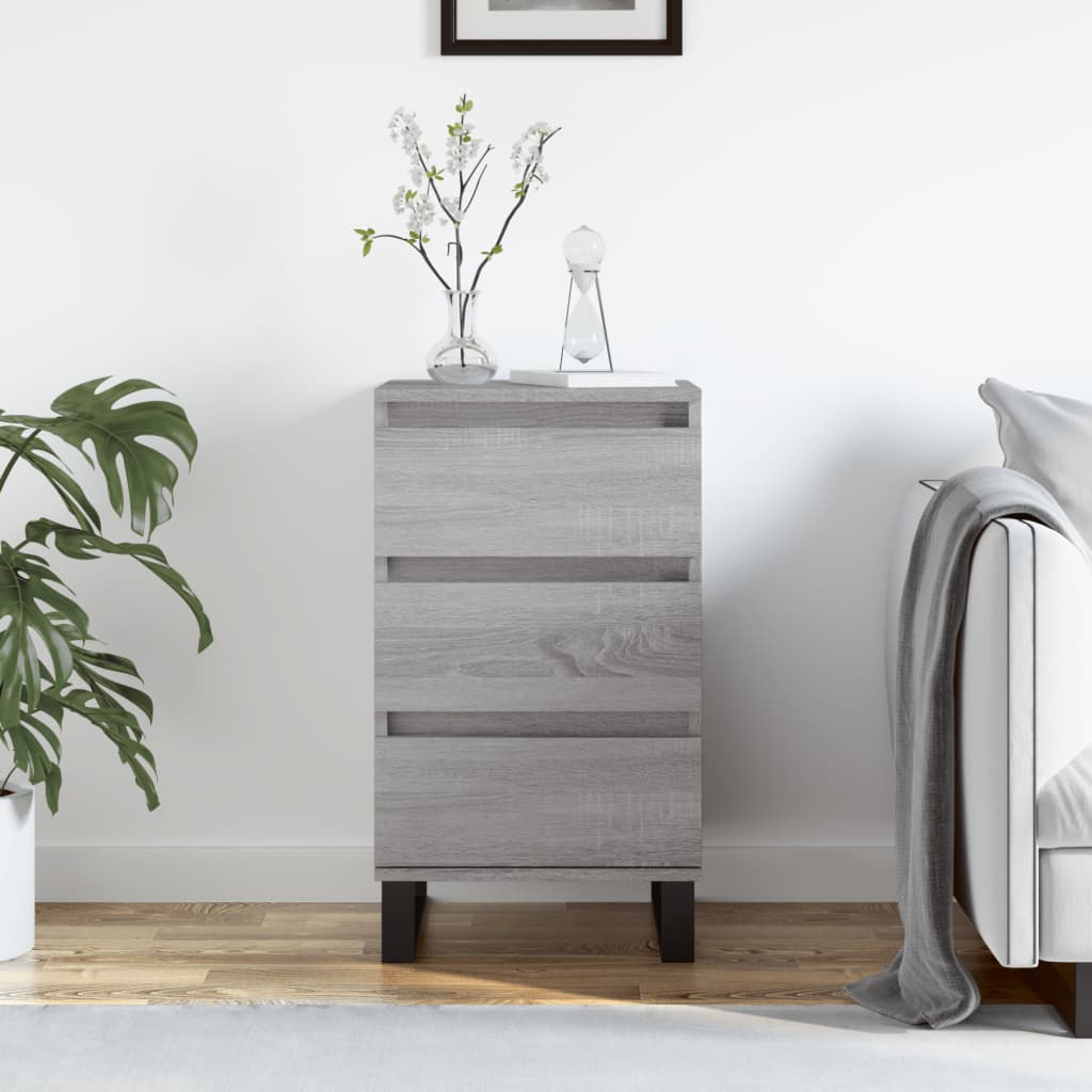 Sideboard Gray Sonoma 40 x 35 x 70 cm Particleboard