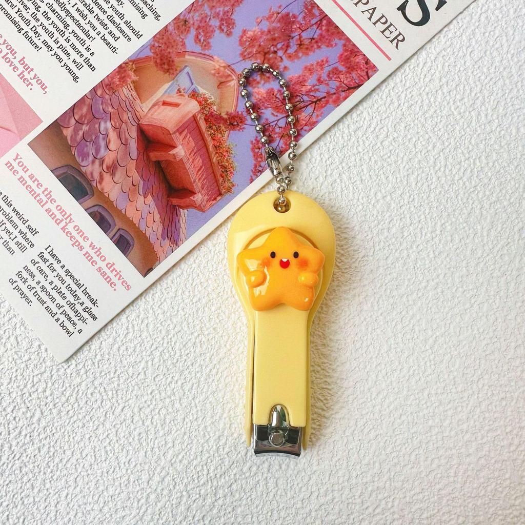 Cute Cartoon Nail Clippers for Kids - Portable, Anti-Splash Manicure Pliers for Children and Students