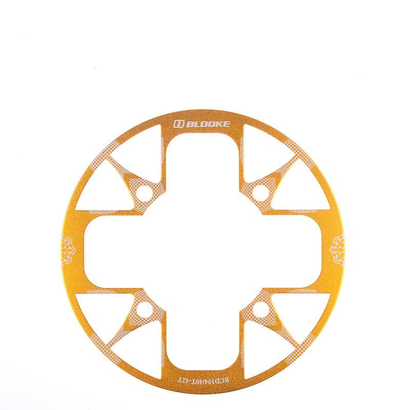 

Новая защита звездочки горного велосипеда из сверхлегкого алюминиевого сплава высокой твердости BCD104 мм, звездочка, универсальные аксессуары для велосипеда жёлтый