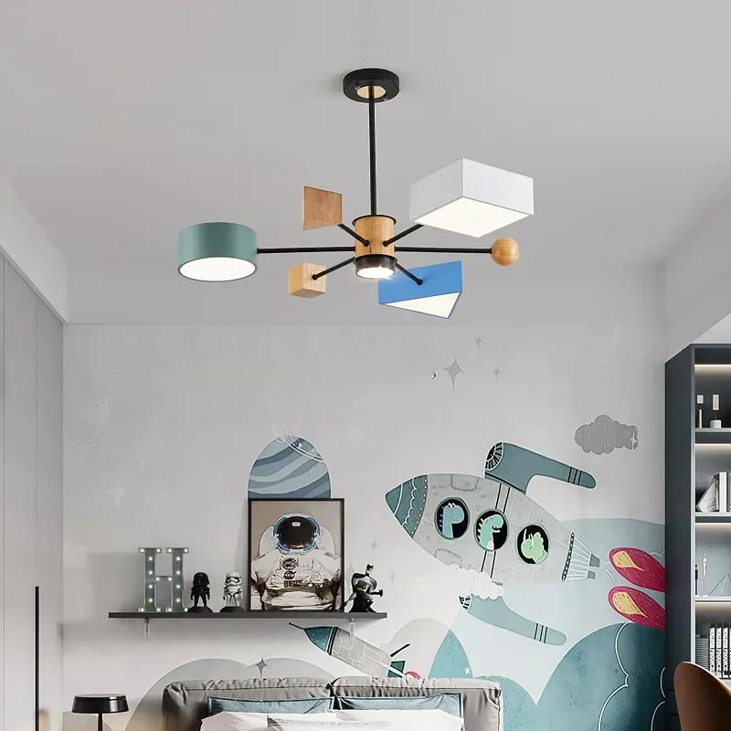 

Европейский стиль современный творческий личность спальня кабинет детский мультфильм Цзилун мальчик девочка теплая комната подвесные светильники