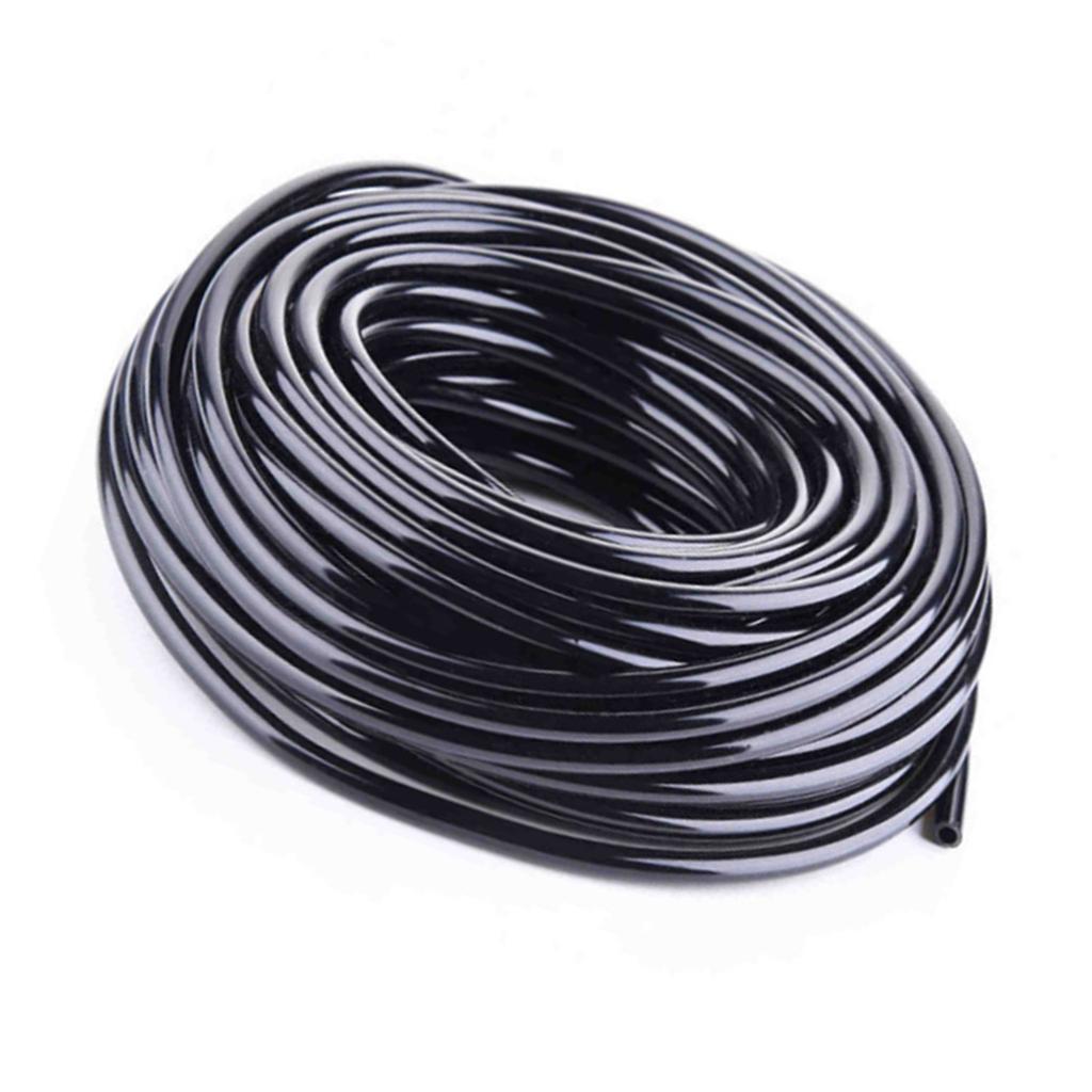 Drip Irrigation Tubing Black Distribution Line Water Hose Garden Watering Tube for DIY Garden Irrigation System