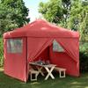 VidaXL Collapsible Pop-Up Party Tent with 4 Sidewalls, Tent, Awning Tent, Gazebo Awning, Tent 4004931