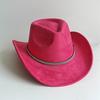 Cowboy Hat for Women and Men with Shapeable Wide Brim - Felt Cattleman Western Hats for Cowboys and Cowgirls Sombreros Vaqueros