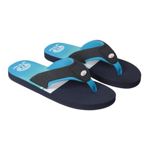 Animal Mens Jekyl Colour Block Recycled Flip Flops 13 UK bleu