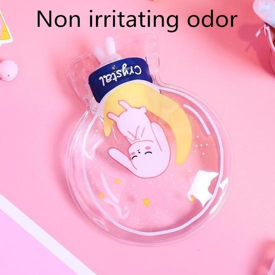Model Desene Animate PVC Rotund Sac cu Apă Caldă Apă Fierbinte Explozie-Dovadă Transparent cu Injecție de Apă