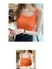 Spring-Summer Knitted Camisole Vest - Women's Stylish and Versatile Short Top
