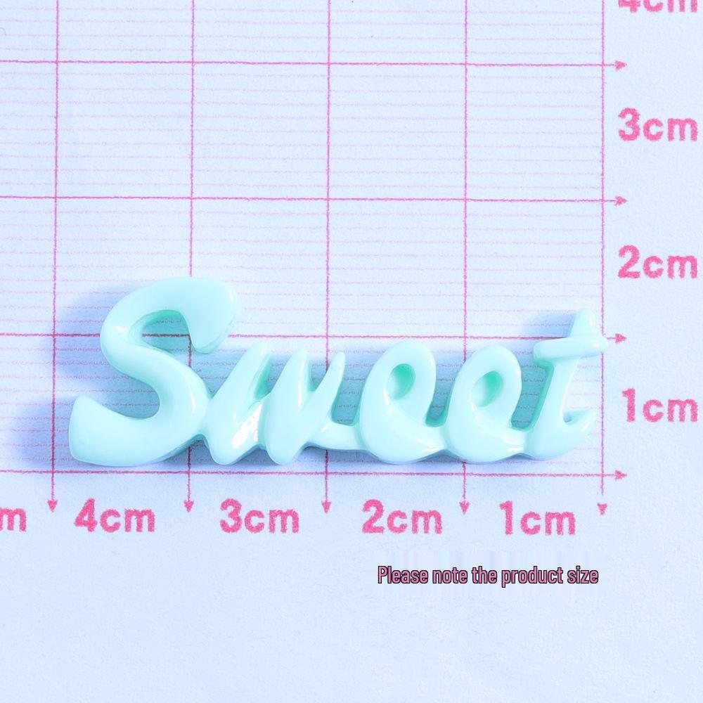 Sweet Word Handmade Glossy DIY Cream Glue Resin Accessories for Phone Cases and Hair Clips