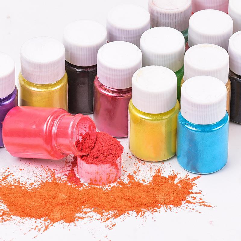 Bijuterii DIY Handmade Rășină Epoxidică Pudră Colorant Perlat cu Umpluturi Fine cu Sclipici