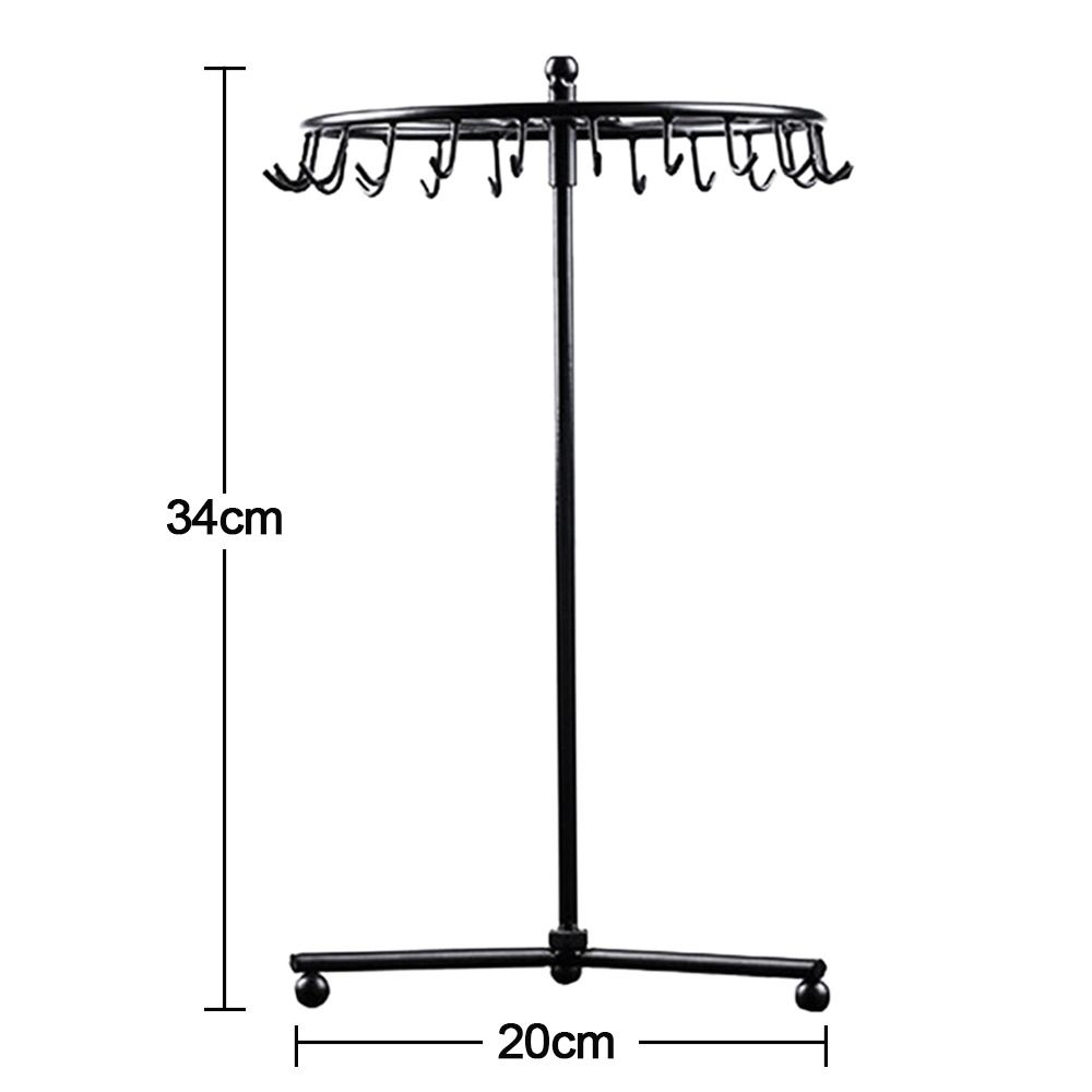 Metal Rotating Jewelry Stand 2Colors Earrings Display Rack New Jewelry Hanging Shelf  Home Goods