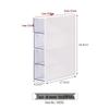 Clear Acrylic Jewelry Storage Box: Elegant Display for Earrings, Necklaces, and Accessories