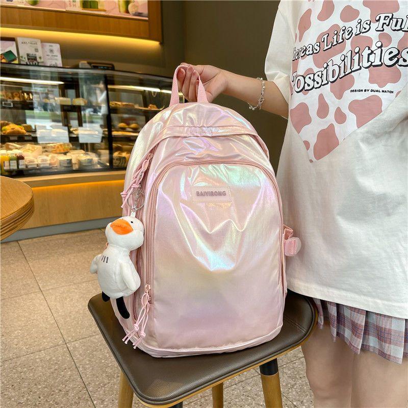 Women's Backpack Schoolbag Women's Oxford Spinning High-capacity Backpack Junior High School Students' Fashion Backpack Office Computer Bag