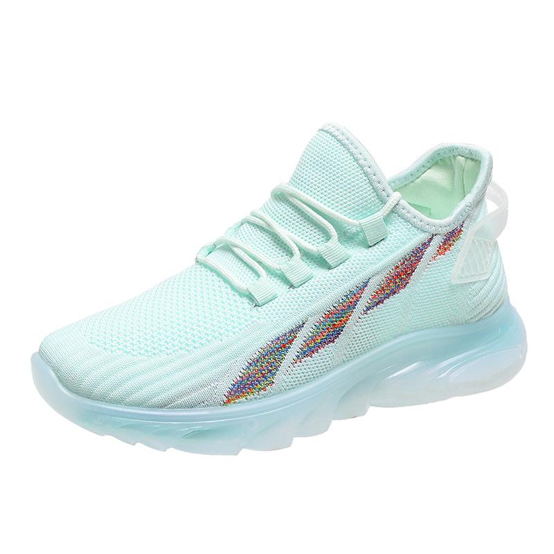 Modne Wygodne Buty Damskie Jesień 2025 Nowa Moda Rekreacyjne Sportowe Pojedyncze Buty Hurt Trend Tkane Buty Damskie