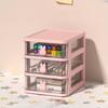 Cute Rabbit Desktop Organizer Drawer Style Student Stationery Jewelry Cosmetic Multi-function Storage Rack