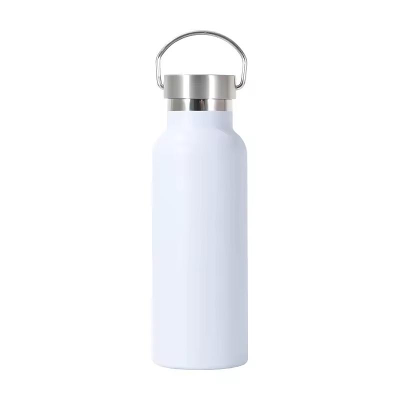 Custom Logo Powder Coated 304/201 Stainless Steel Narrow Mouth Leak-Proof BPA Free 6-12 Hours Thermal Insulation Vacuum Flask