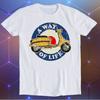 Scooter A Way Of Life MOD Moped Motorcycle Biker Tee Meme Movie Music Cool Funny Gift T Shirt E1161