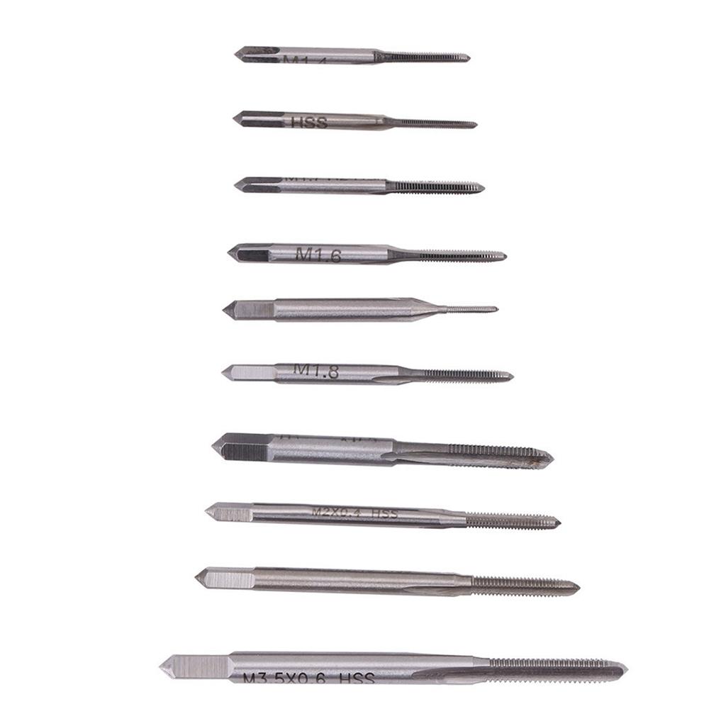 10pcs Mini M1 To M3.5 Machine Hand Tap Thread Wire Tapping Threading Taps