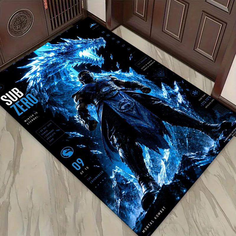 Mortal Kombat Carpet Rug for Living Room Bedroom Home Sofa Decoration,Kids play Non-slip Floor Mat
