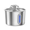 TEMU Smart Stainless Steel Pet Water Fountain - Silent Automatic Cat Water Dispenser