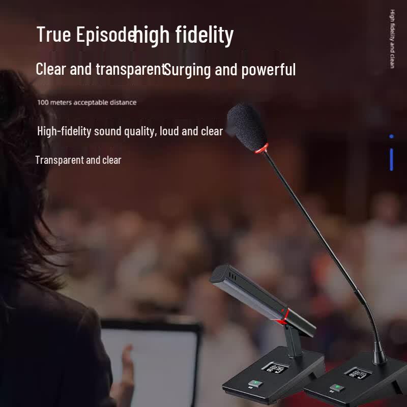 HuiDu AT-400F Wireless 1-to-4 Conference Microphone System (CN version)