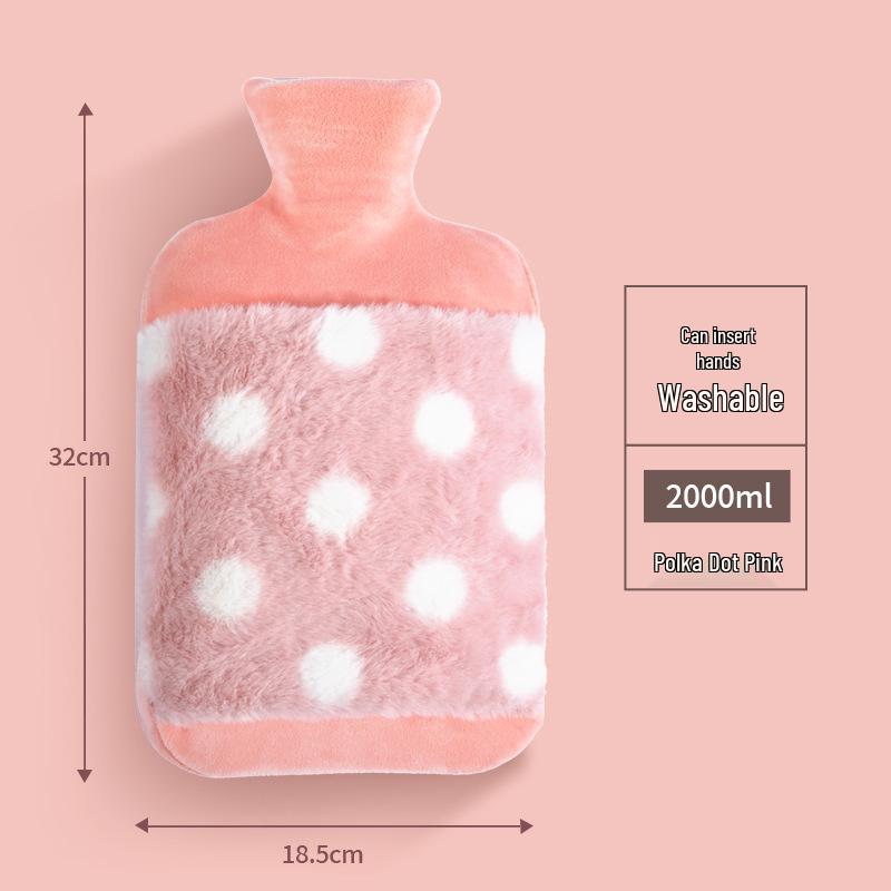 

Cartoon Animal Plush Hot Water Bottle with Explosion-proof Liner - New Style for Students 1L