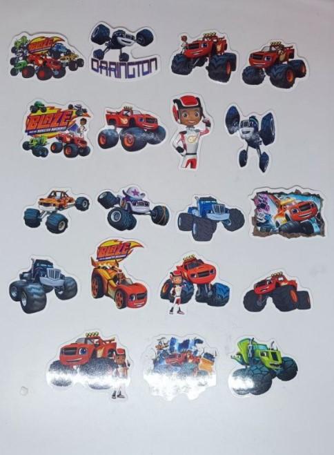 Stickers Blaze and the Monster Machines Sticker Pack Stickers Set 55 Pcs